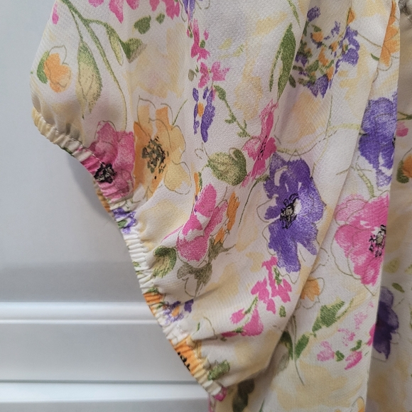 Floral Suzy Shier Blouse Large - Picture 3 of 6